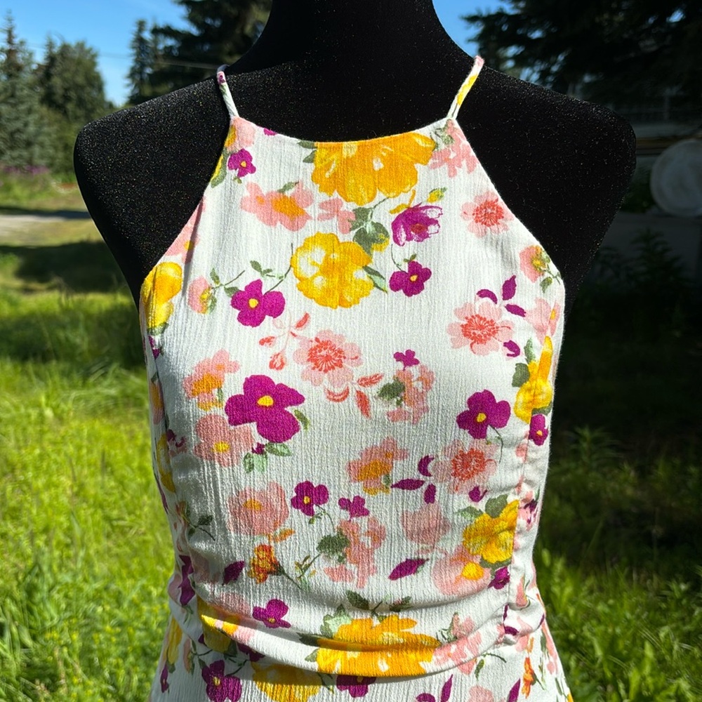 ❤NWOT Blue Blush Backless Dress sz M - Picture 3 of 11